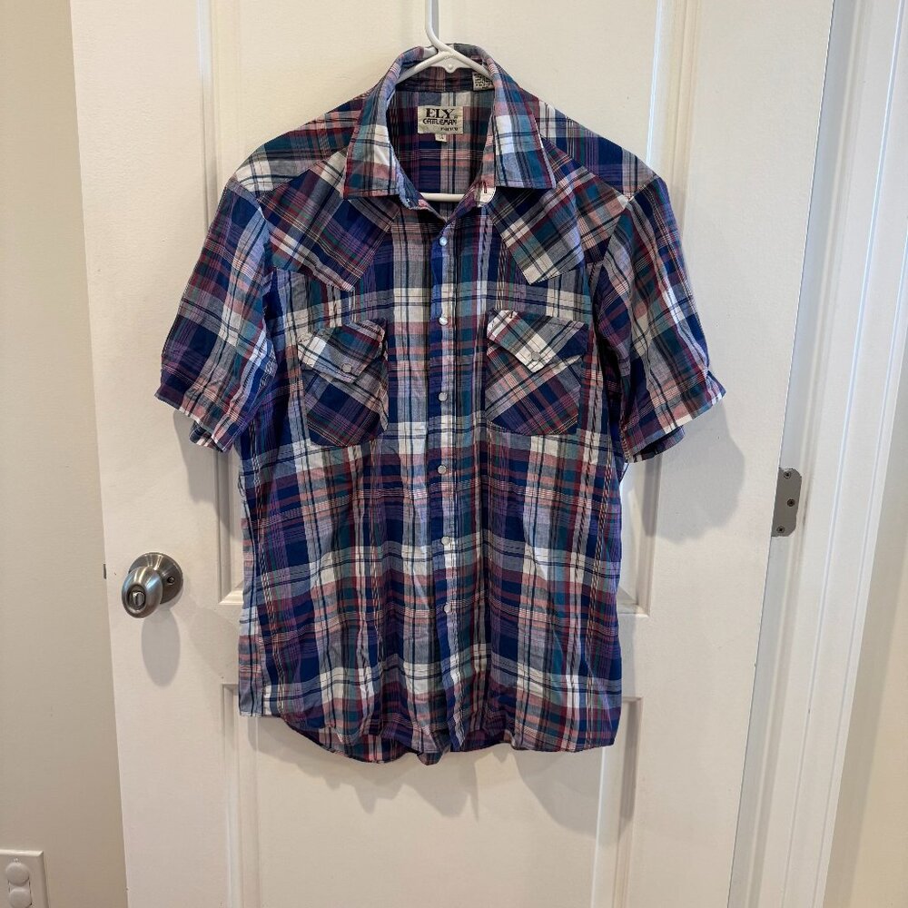 Ely Cattleman Snap button short sleeve shirt